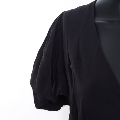 Christian Dior Short Sleeve Dress Black WS5245
