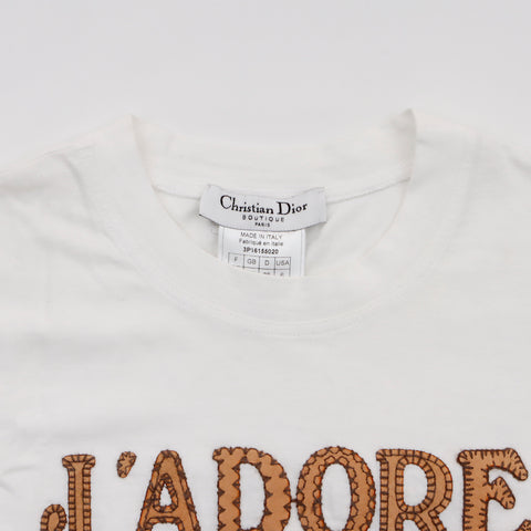 クリスチャンディオール Christian Dior ロゴ 半袖Ｔシャツ ホワイト WS5247