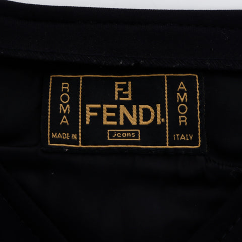 フェンディ FENDI ロゴ ワンピース ブラック WS5254