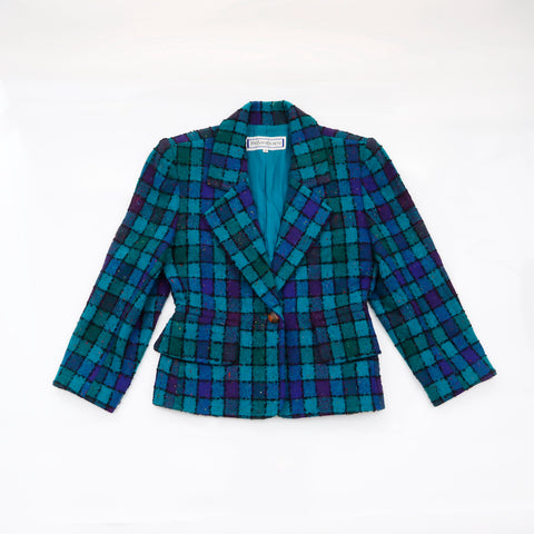 Yves Saint Laurent Yves Saint Laurent检查夹克多色WS5255