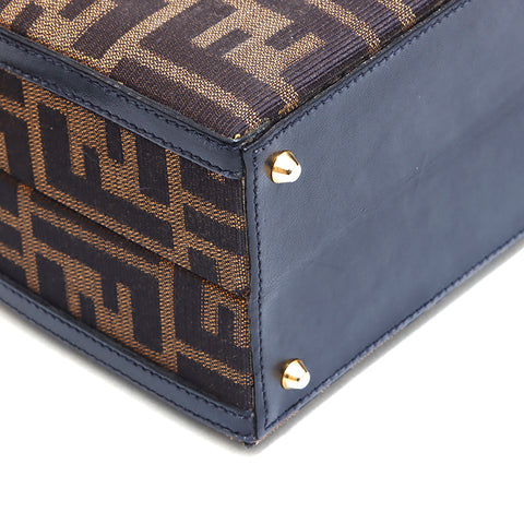 Fendi Zucca手提包棕色WS5259