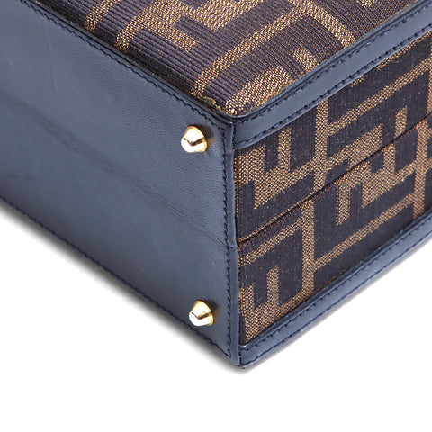 Fendi Zucca手提包棕色WS5259