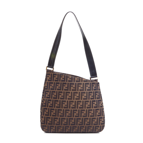 Fendi Zucca肩带棕色WS5260