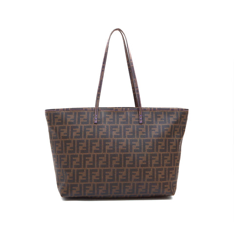 FENDI Zucca Tote Bag Brown WS5267