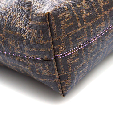 FENDI Zucca Tote Bag Brown WS5267