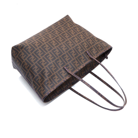 FENDI Zucca Tote Bag Brown WS5267