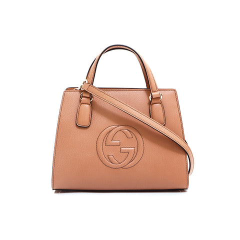 グッチ GUCCI ソーホー ハンドバッグ ベージュ WS5268