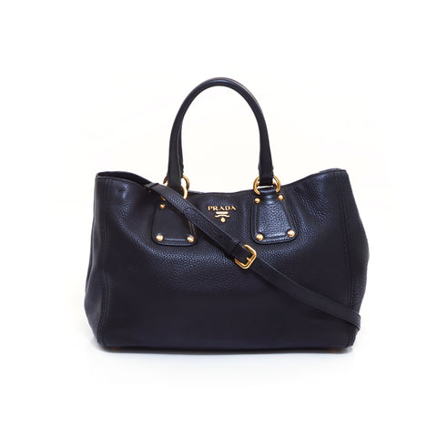 Prada Gold Hardware Handbag黑色WS5305