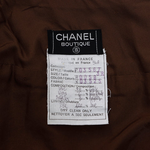 シャネル CHANEL ツイード ジャケットxスカート Size:38 スーツ マルチ ...