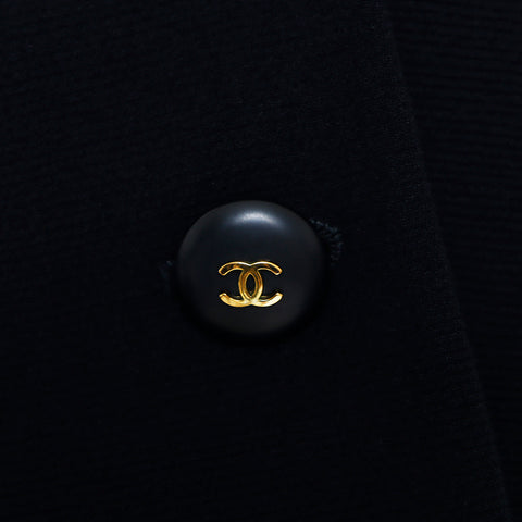 Chanel Jacket x Skirt Suit Black WS5324