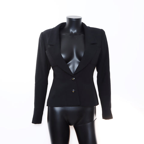 Chanel Jacket x Skirt Suit Black WS5324