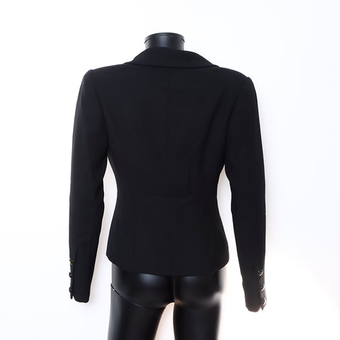 Chanel Jacket x Skirt Suit Black WS5324