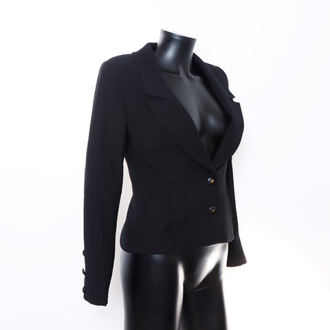 Chanel Jacket x Skirt Suit Black WS5324