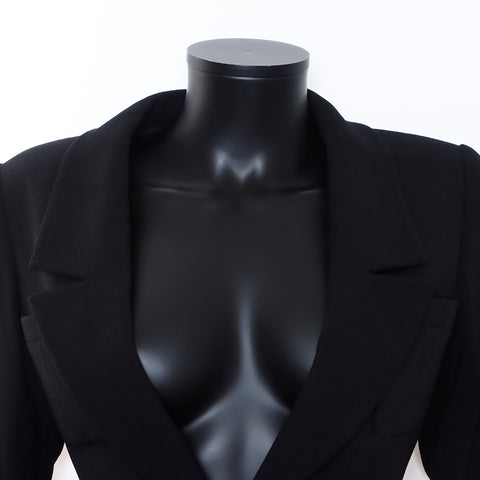 Chanel Jacket x Skirt Suit Black WS5324