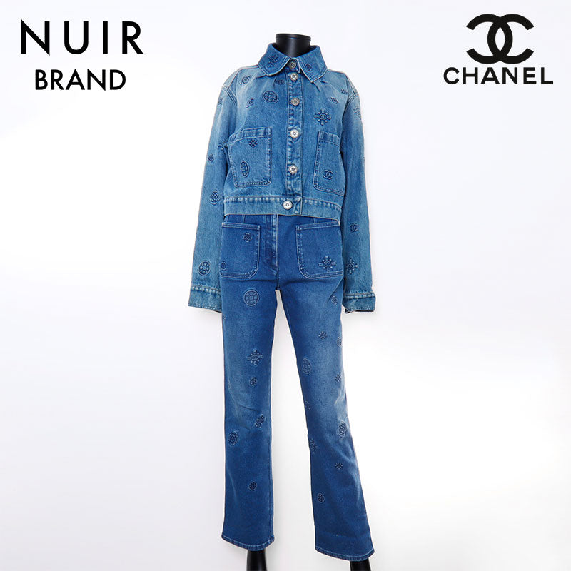 シャネル CHANEL デニム ココマーク Size36 セットアップ ブルー WS5343 – NUIR VINTAGE