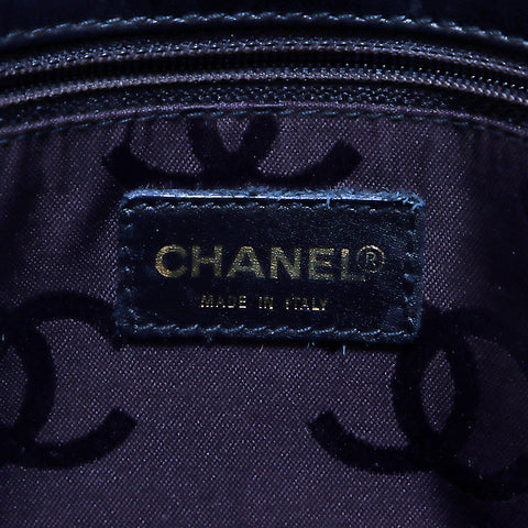 Chanel Chanel Nr. 7 Wildstich Leder Handtasche Schwarz WS5349