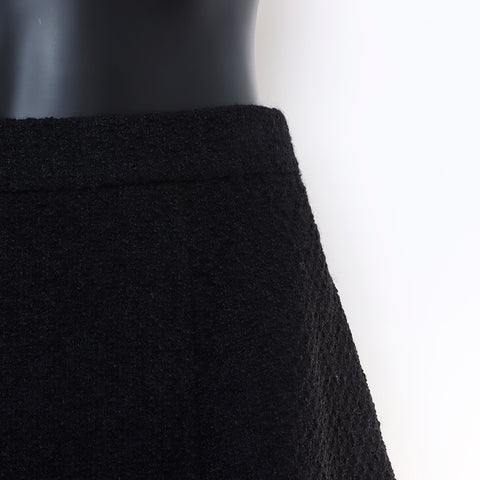 CHANEL Size 46 Tweed P05924V04386 Logo setup black WS5357