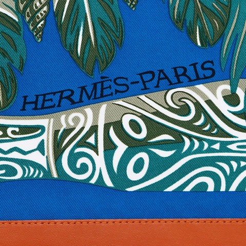 エルメス HERMES カレ90 スカーフ ブルー WS5377