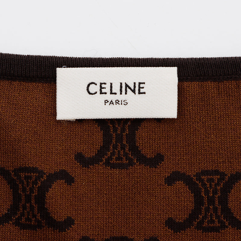 セリーヌ マカダム 長袖シャツ ブランド古着】CELINE / セリーヌ 日本製 マカダム 長袖Tシャツ