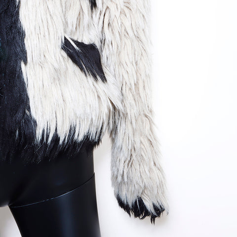 CHANEL fur Jacket Brown WS5387