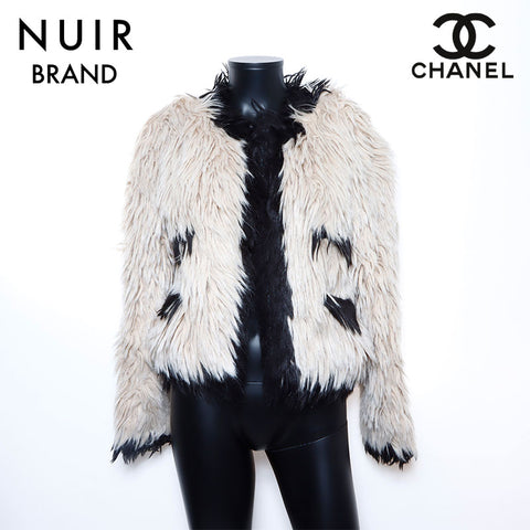 Chanel CHANEL fur jacket brown WS5387