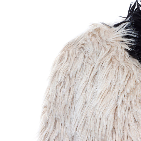 Chanel CHANEL fur jacket brown WS5387