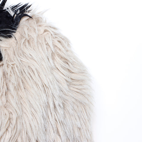 Chanel CHANEL fur jacket brown WS5387