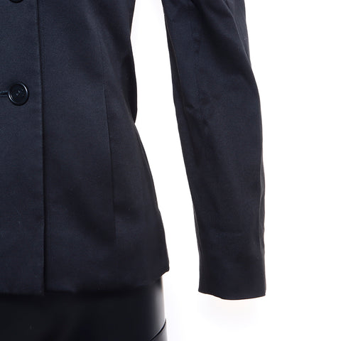 Chanel Coco Button Suit P10334V06361 Size:36 1998 Jacket Cotton Black WS5393