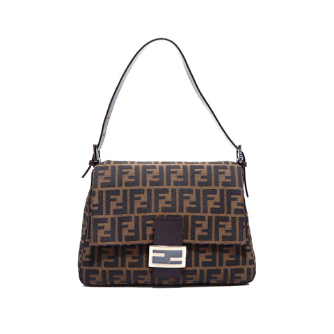 Fendi Mamma Bagget肩带棕色WS5395