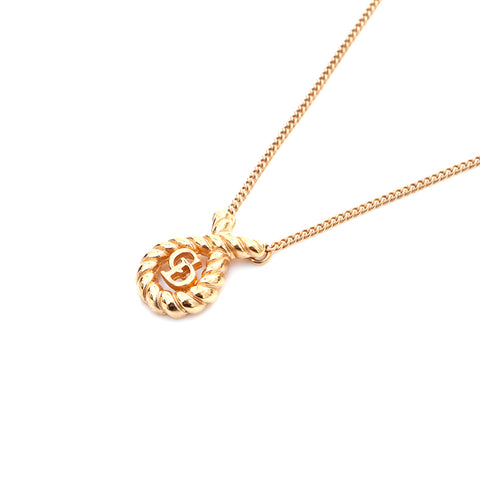 Collier logo Christian Dior or WS5418