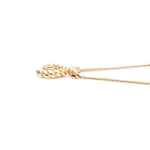 Christian Dior Logo Collier Gold WS5418