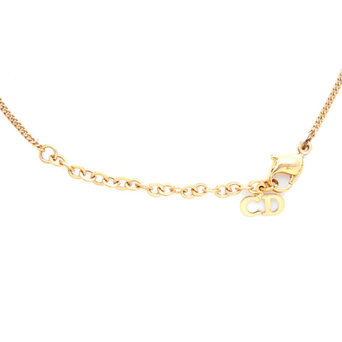 Christian Dior Logo Collier Gold WS5418