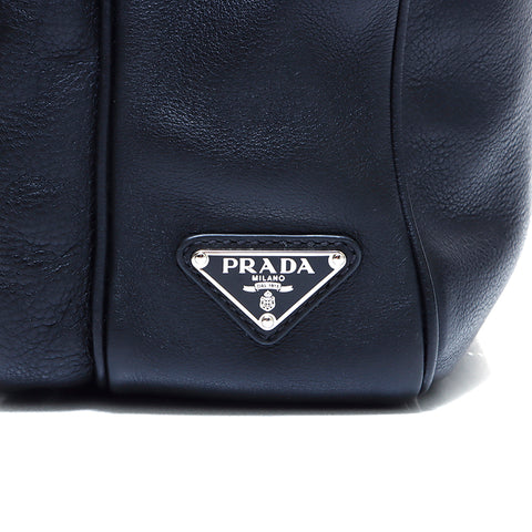 Prada 2way皮革手提袋黑色WS5420