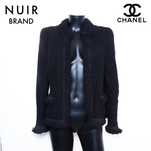 シャネル CHANEL レーヨン Size:46 ジャケット ブラック WS5434