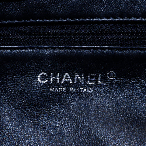 シャネル CHANEL ターンロック ラムスキン ショルダーバッグ ブラック WS5488