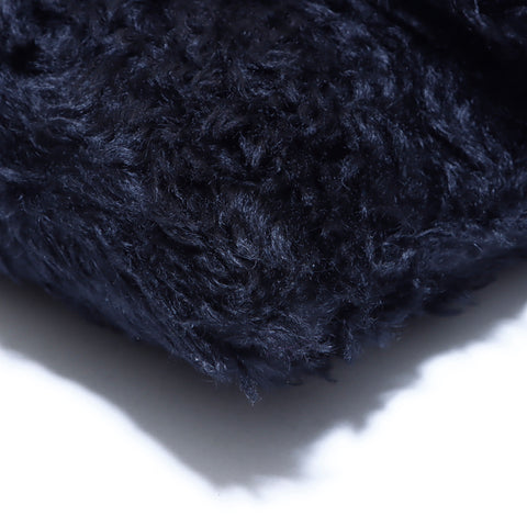 Chanel Turnlock Fur Chain Shoulder Bag Black WS5493