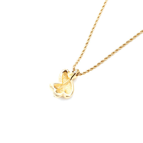 Christian Dior Rhinestone Collier Gold WS5523