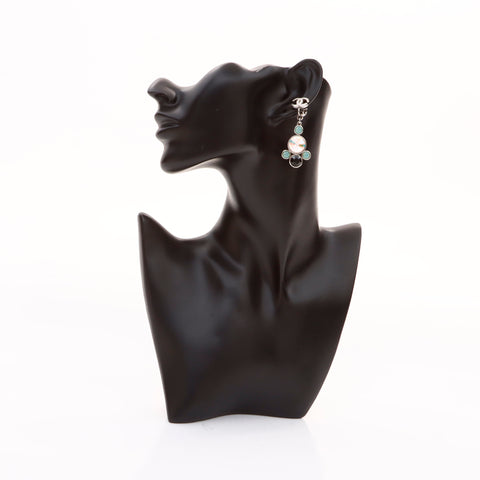 CHANEL Rhinestone swing Earring multicolor WS5590
