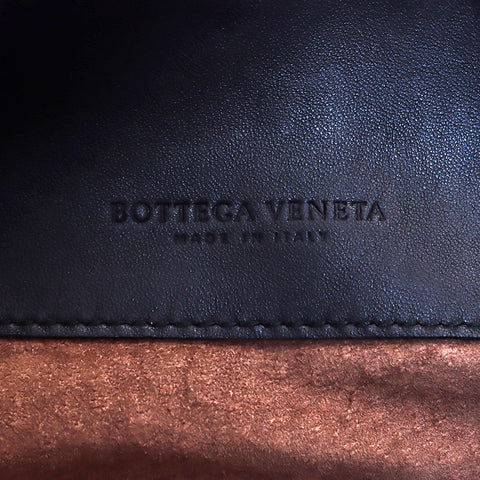 ボッテガヴェネタ BOTTEGAVENETA イントレチャート ハンドバッグ レザー ブラック WS5627