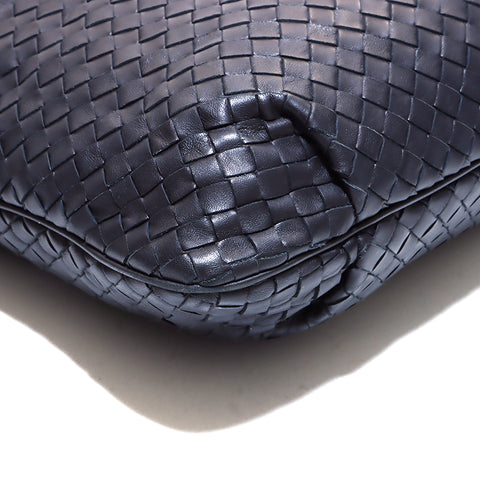 ボッテガヴェネタ BOTTEGAVENETA イントレチャート ハンドバッグ レザー ブラック WS5627