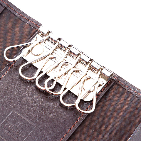 Fendi Zucca Key Case Brown WS5630
