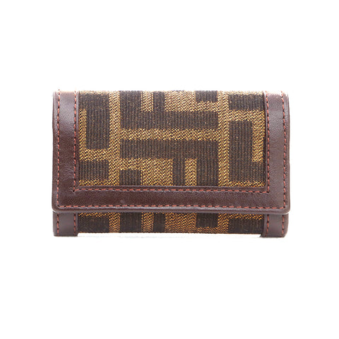 Fendi Zucca Key Case Brown WS5630