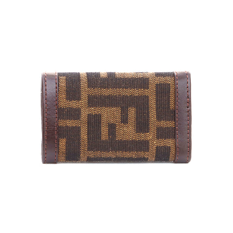 Fendi Zucca Key Case Brown WS5630