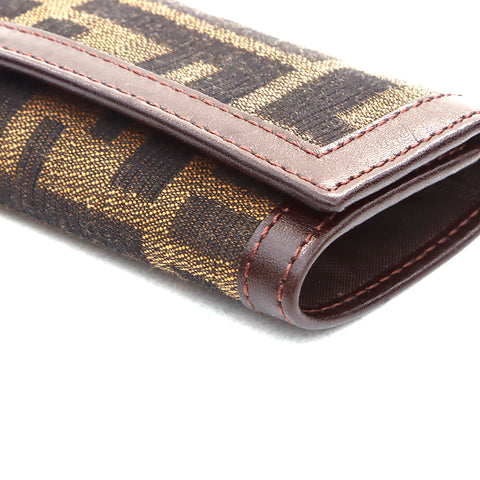 Fendi Zucca Key Case Brown WS5630