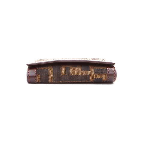 Fendi Zucca Key Case Brown WS5630