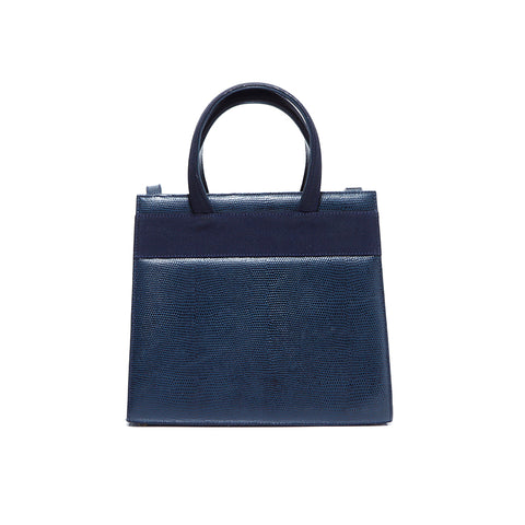 Salvatore Ferragamo Vara 2way Handtasche Navy WS5642