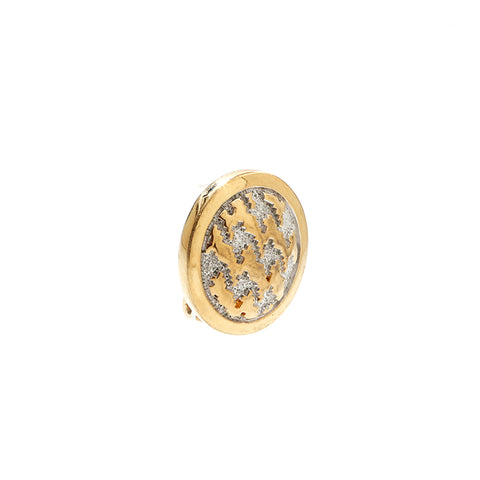 Christian Dior Round Earrings Gold WS5670