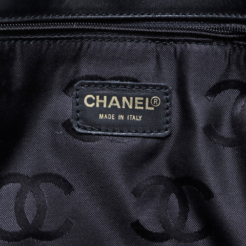 シャネル CHANEL ワイルドステッチ ハンド トートバッグ ブラック WS5674