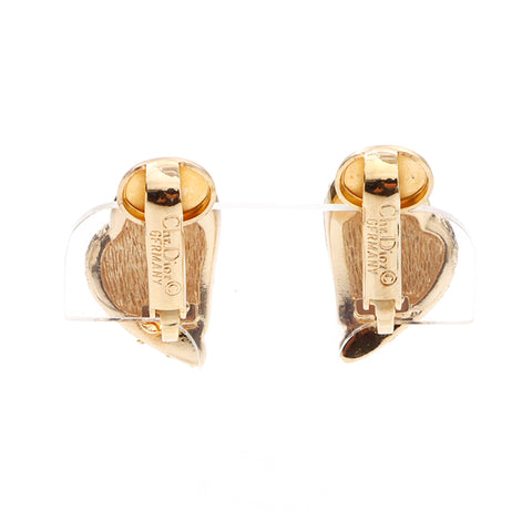 Boucles d'oreilles en strass de dior chrétien Gold WS5680