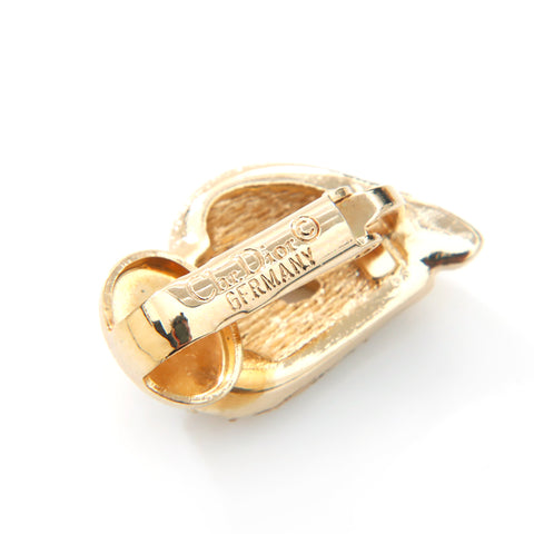 Boucles d'oreilles en strass de dior chrétien Gold WS5680